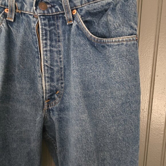 LEVIS Vintage 1981 Orange Tab 517 Jeans Size 33x32 20517-0217 - Picture 5 of 16
